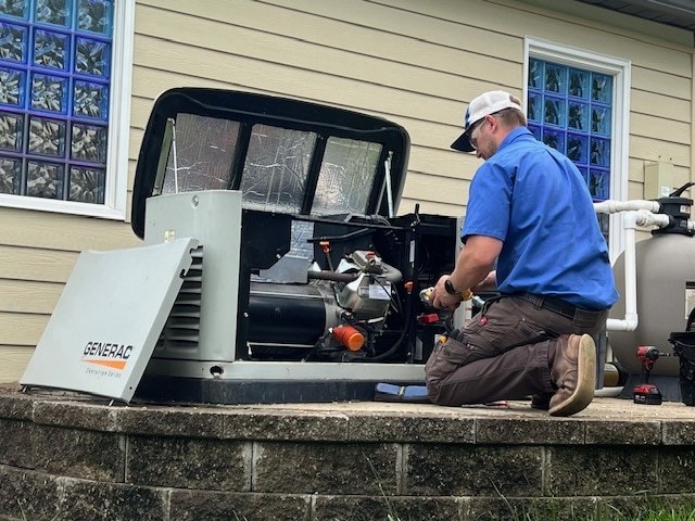 Hvac Technician Working